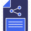 Document sharing  Icon