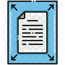 문서 공간 문서 보기 인쇄 보기 아이콘