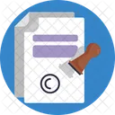 Accounting Copyright Document Icon