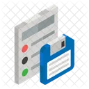Document Storage File Storage Digital Storage Icon