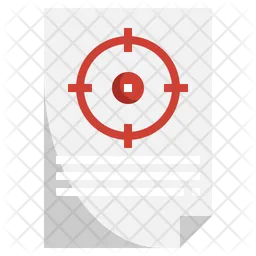 Document Target  Icon