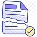 Document tear  Icon