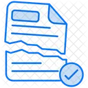 Document tear  Icon