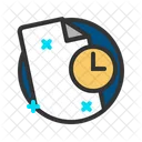 Document Time File Time Time Icon