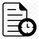Document File Time Icon