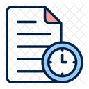 Document File Time Icon