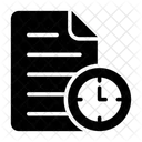 Document File Time Icon