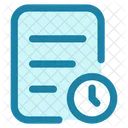 Document Timing Icon