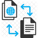 Document Transferring Data Transfering File Transferring Icon