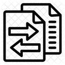Document Transferring  Icon
