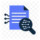 Document Understanding Text Analysis Content Comprehension Icon