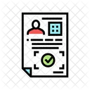 Document Verify Approval Approve Icône