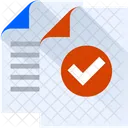 Document Verify Verify Approve Icon