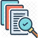 Document Verify Verification Check Up Icon