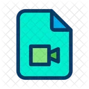 Document Video Video File Icon