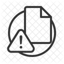 Document Warning  Icon