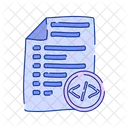 Document With Code Document Code Icon