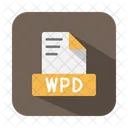 Document wordperfect wpd  Icône