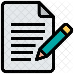 Document Writing  Icon