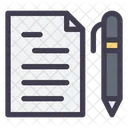 Document Writing  Icon