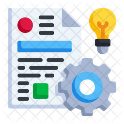 Documentation Icon - Download in Flat Style