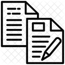 Documentation Paperasse Document Icône