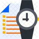 Documentation Time Document Time Task Deadline Icon