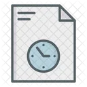 Timetable File Document Icon