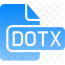 Documento Archivo Dotx Icon