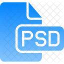 Documento Archivo Psd Icon