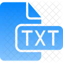 Documento Archivo Txt Icon