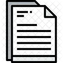 Documento Arquivo Papel Icon