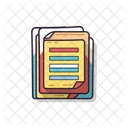 Archivo Papel Datos Icono