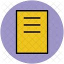 Documento Relazione Testo Icon