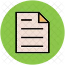 Documento Relazione Testo Icon