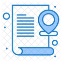 Documento Mapa Pin Icon