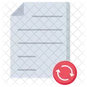 Documento Barra Linea Icono