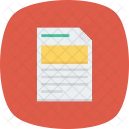 Documento  Ícone