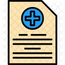 Documento Medico Registros Icon