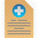 Documento Medico Registros Icon