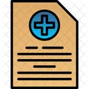 Documento Medico Registros Icon