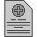 Documento Medico Registros Icon