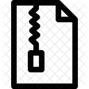 Documento Zip Archivo Icon