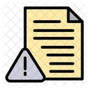 Documento Alerta Aviso Icon