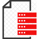 Documento De Banco De Dados Documento De Dados Documento Ícone