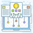 Documento Tecnico De Bitcoin Efectivo De Bitcoin Papel Btc Icono