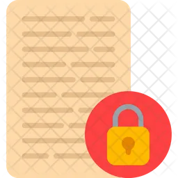 Documento bloqueado  Ícone