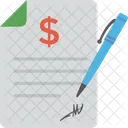 Documento comercial  Icono