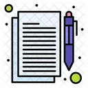 Documento de contrato  Icon