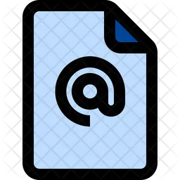 Documento de correo  Icono